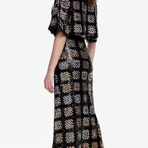 Smythe Sequin Midi Skirt